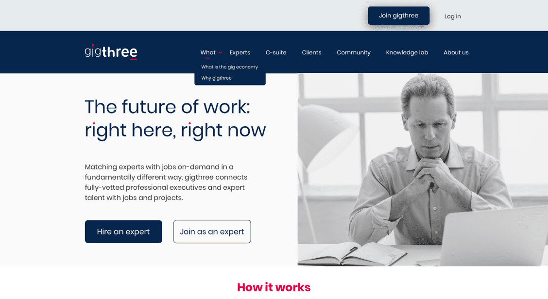 gightree landing page